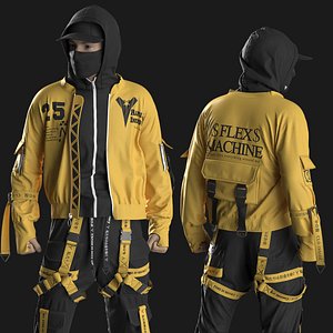 Male Streetwear 1. Marvelous Designer  Clo 3D project