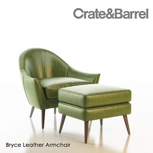 max bryce leather armchair