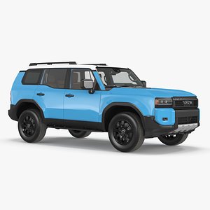 Toyota Land Cruiser Prado 2024 Blue Color