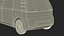 3D Electric Minivan model