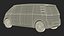 3D Electric Minivan model