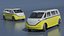 3D Electric Minivan model