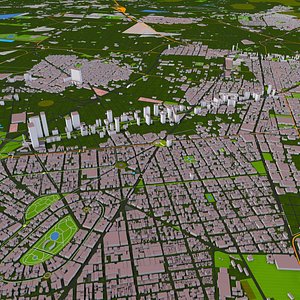 mexico city 3D model