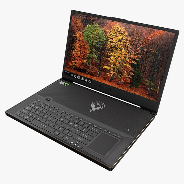 3D Gaming Laptop model