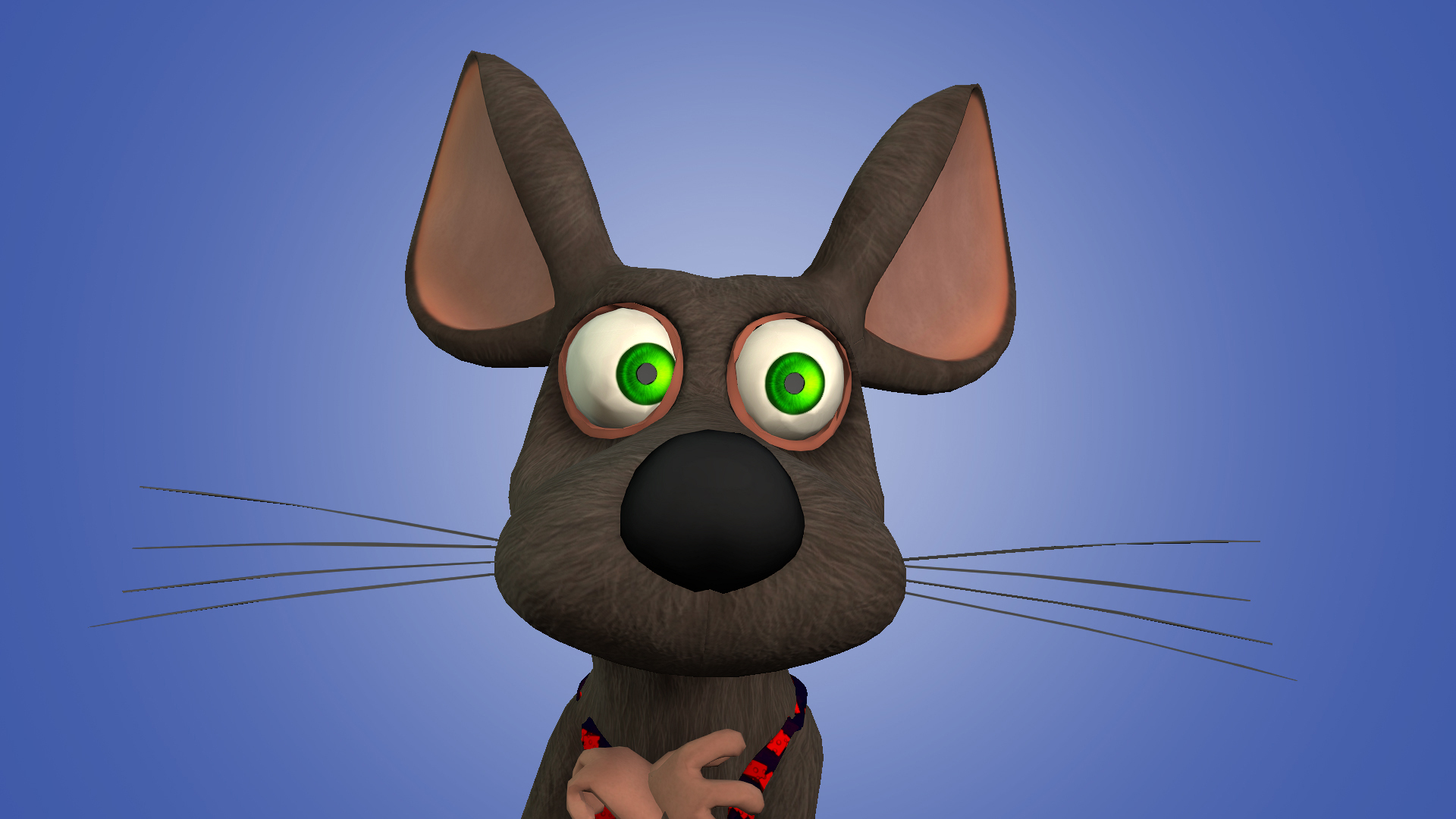 3D cartoon rat fully rigged - TurboSquid 1690913