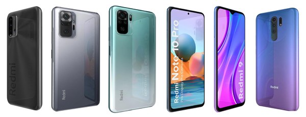 Xiaomi Redmi 9 And Note 10 Collection 3D model