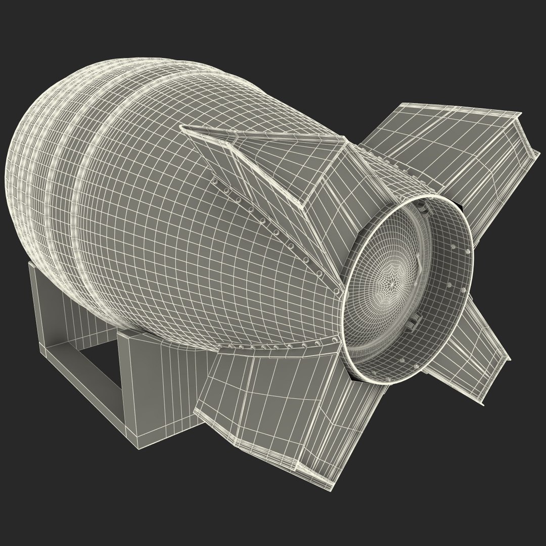 Atomic Bomb Mark 6 3d Max