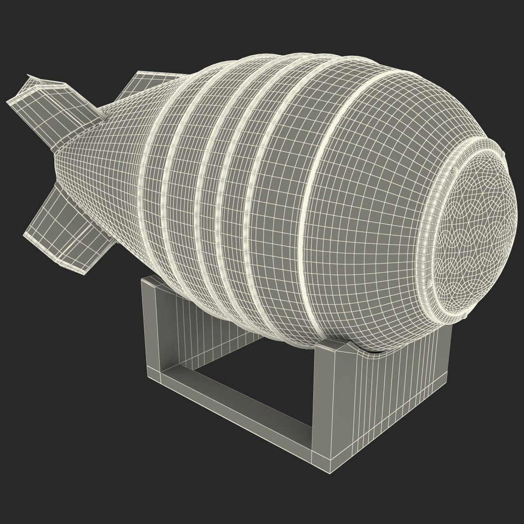Atomic Bomb Mark 6 3d Max