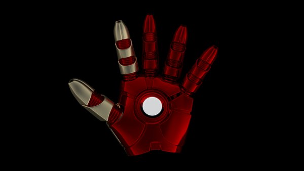 modèle 3D de Gant Iron Man - TurboSquid 1095504
