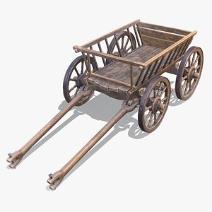 Medieval Cart 3 3D model