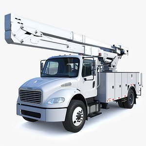 Freightliner M2 106 Bucket Truck - Boom Truck 3D