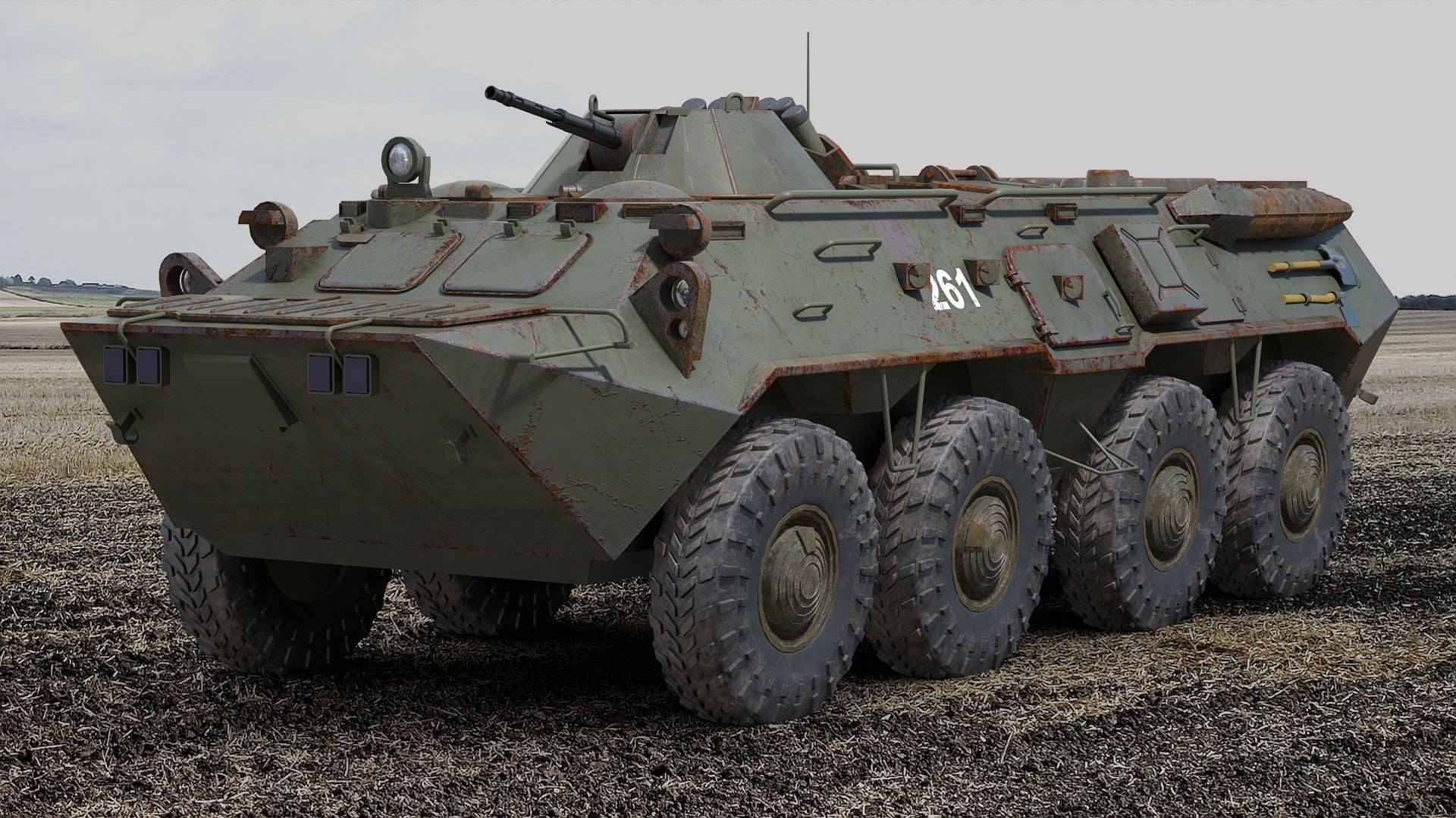 BTR 80 APC 3D Model - TurboSquid 2001043