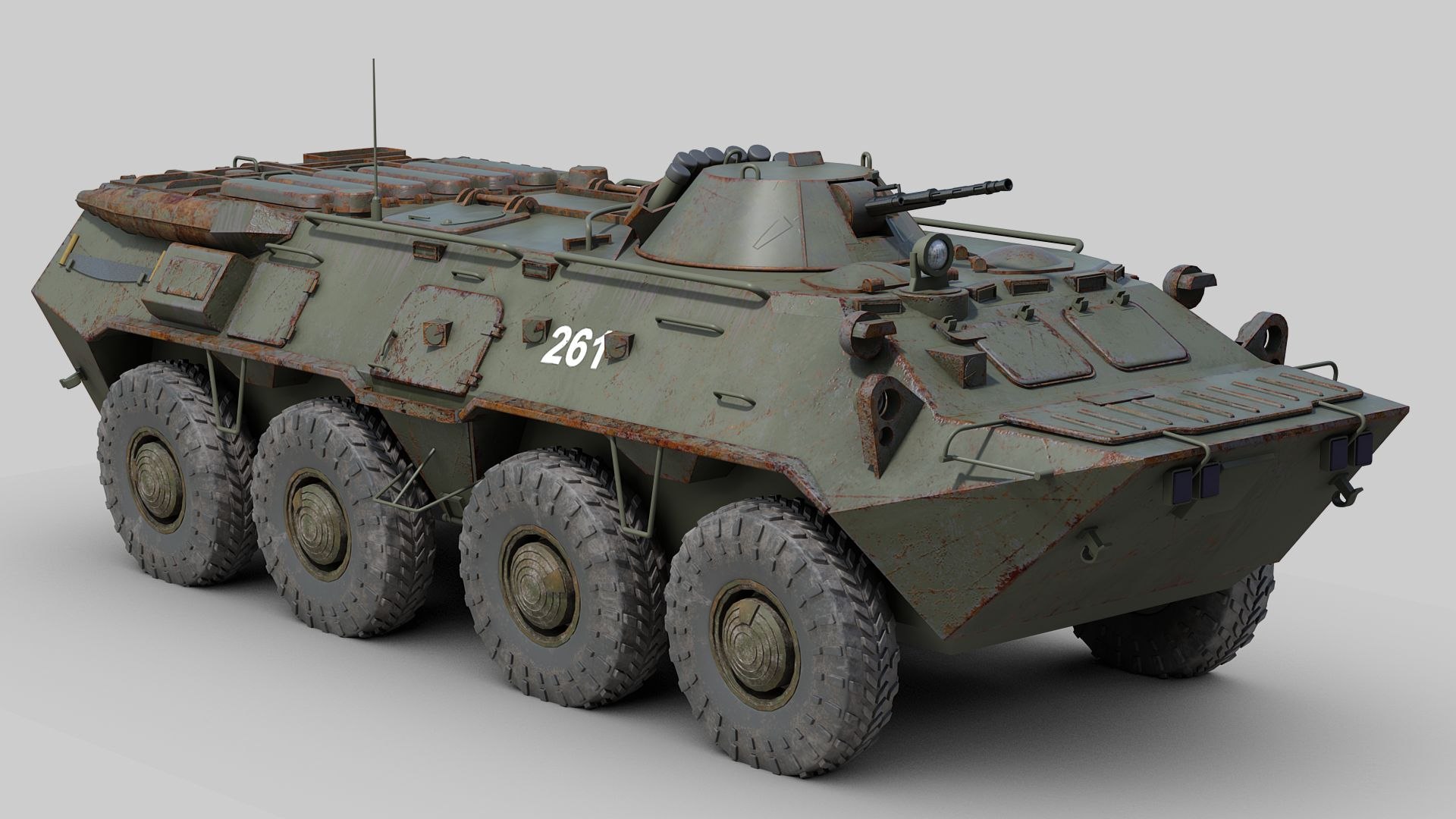 BTR 80 APC 3D Model - TurboSquid 2001043