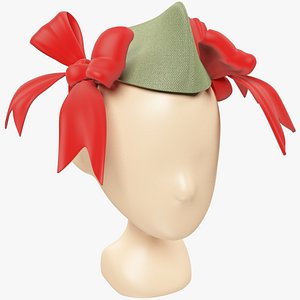 pioneer cap bows 3D model