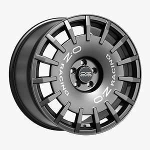 3D OZ Rally Racing Car Rim