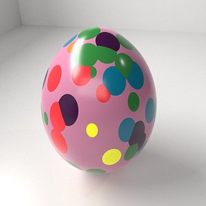 Polka Dot Easter Egg 3