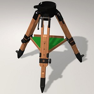 3d wooden berlebach tripod model