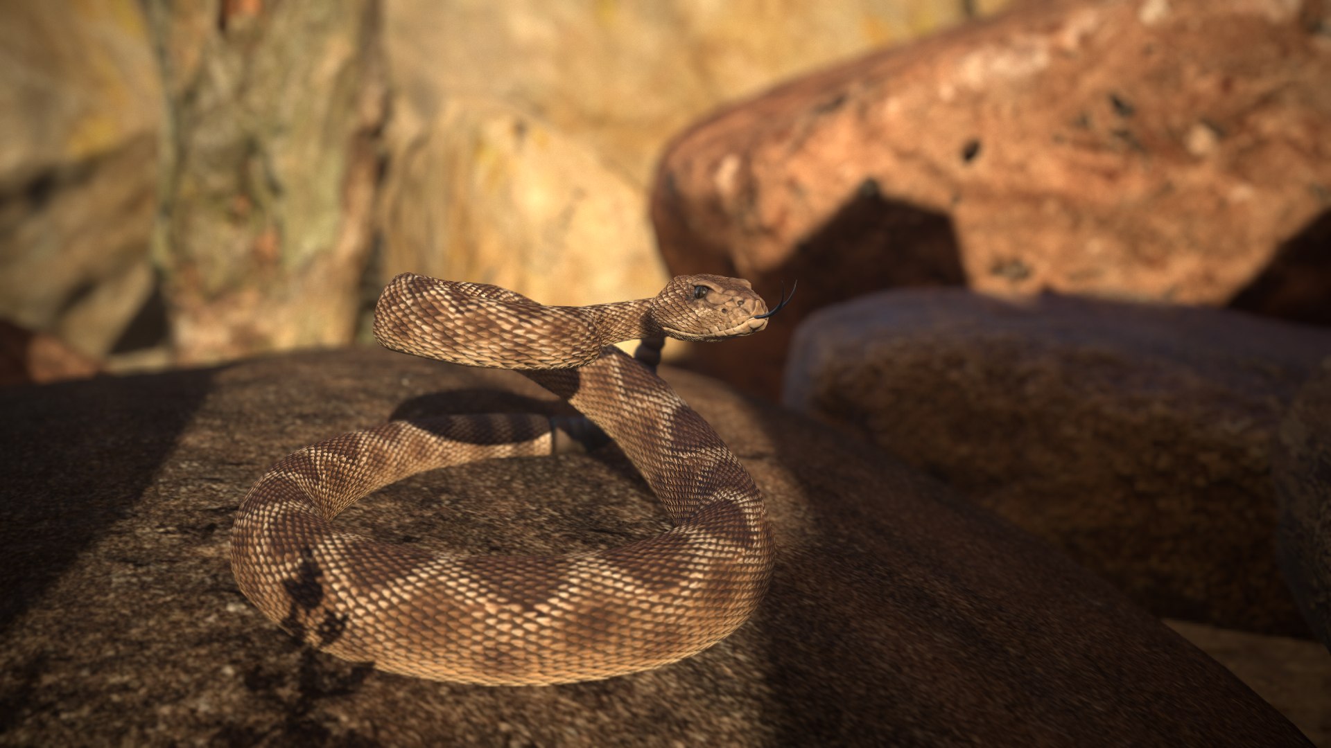 Rattlesnake 3D model https://p.turbosquid.com/ts-thumb/zD/qOTdbA/Rj/screenshot005/png/1626569416/1920x1080/fit_q87/d88ed36db461536e4f697eb144cdd5af8238c3bc/screenshot005.jpg