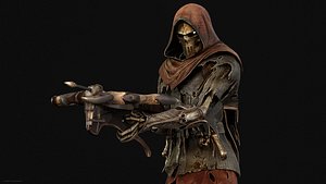 3D Skeleton Crossbowman3