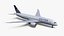 United Airlines Boeing 787-8 Dreamliner 3D model