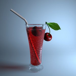 juice cherry 3D