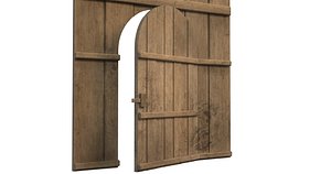 3D Door Entry Medieval  Gate