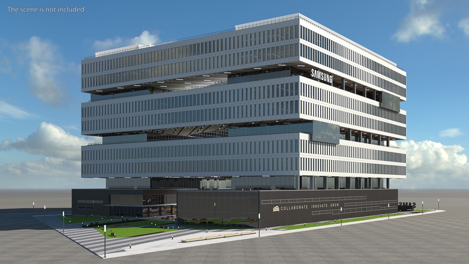 3D Samsung Campus model https://p.turbosquid.com/ts-thumb/zE/FVyLI4/Xi/samsungcampus3dmodel002/jpg/1626882873/1920x1080/fit_q87/4e83cbfc421d0ddfa242d7709278d9073a4ea6ec/samsungcampus3dmodel002.jpg
