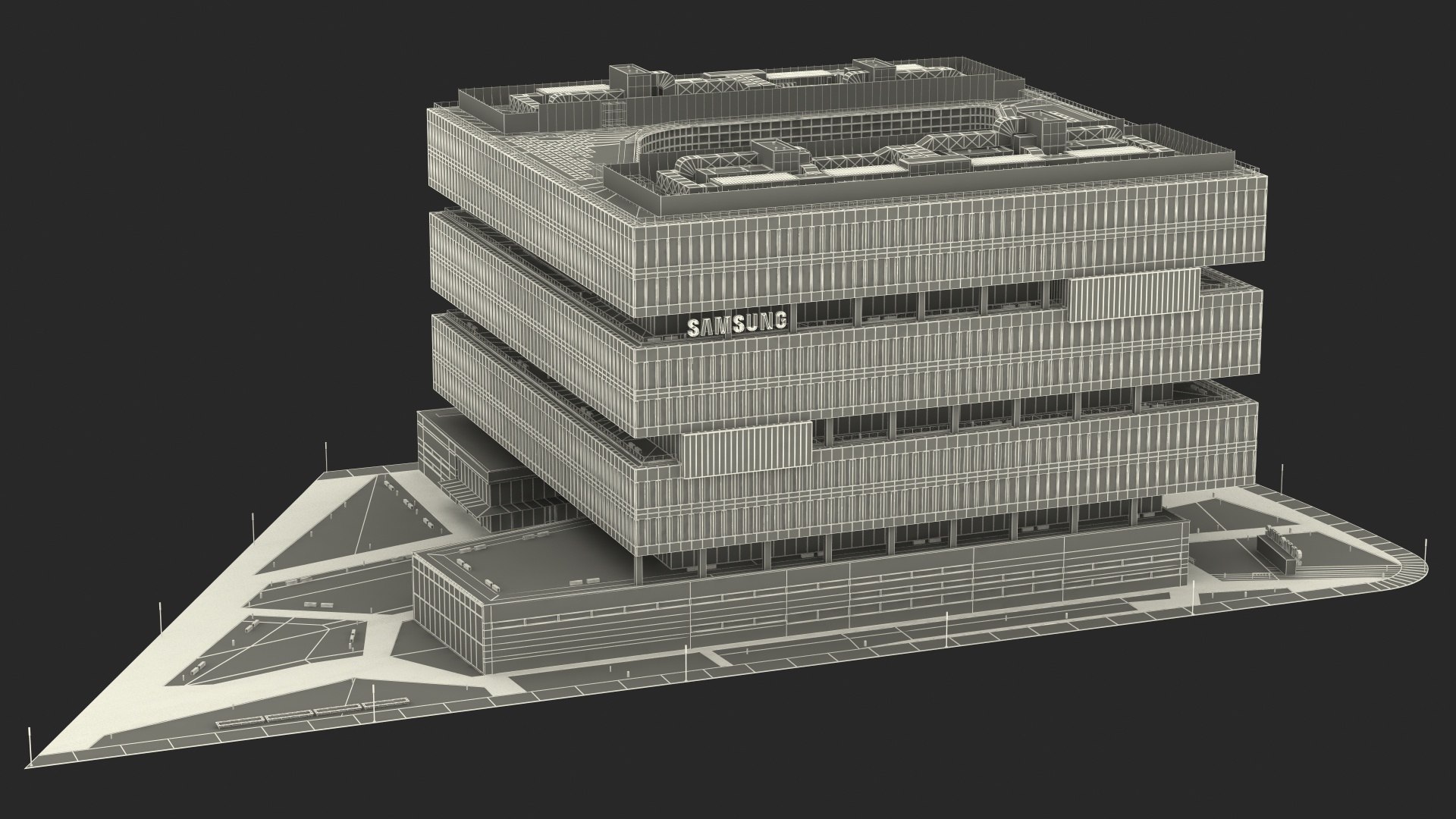 3D Samsung Campus model https://p.turbosquid.com/ts-thumb/zE/FVyLI4/YD/samsungcampus3dmodel039/jpg/1626882962/1920x1080/fit_q87/9089e68e98927d4a524504bf4ee7706b15094ce1/samsungcampus3dmodel039.jpg