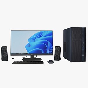 3D model Office Computer