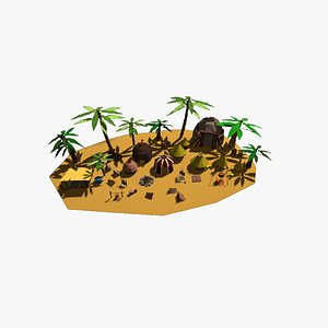 Prehistoric Ancient Town 3D