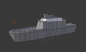3d navy ship