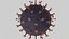 Low-Poly-Coronavirus COVID 19-Modell mit PBR-Materialien