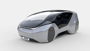 3D Futuristic Autonomous Pod