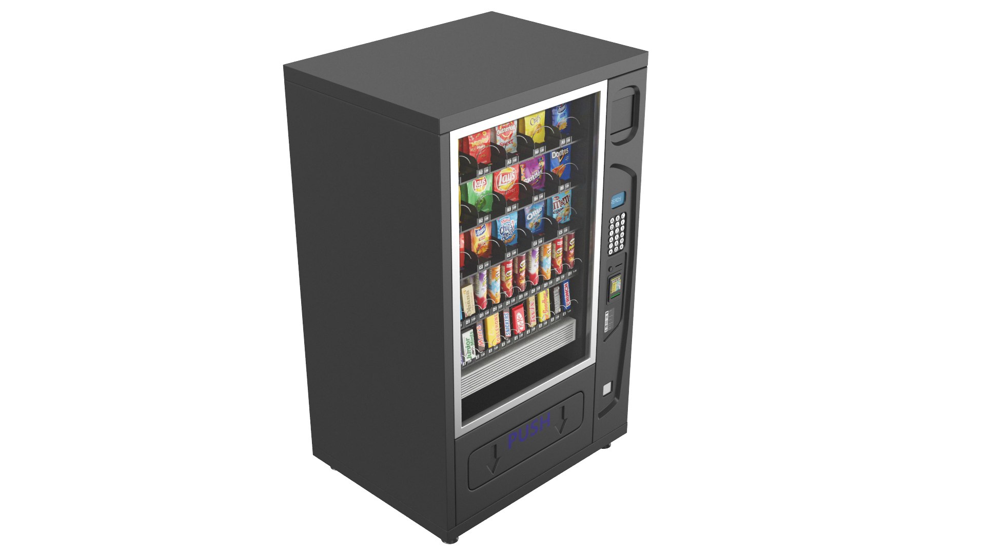 Vending machine model TurboSquid 1459519