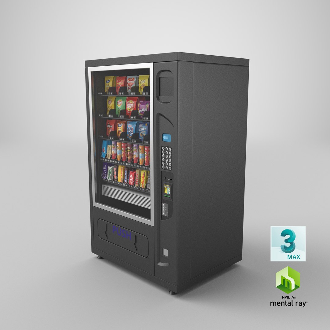 Vending Machine Model - TurboSquid 1459519