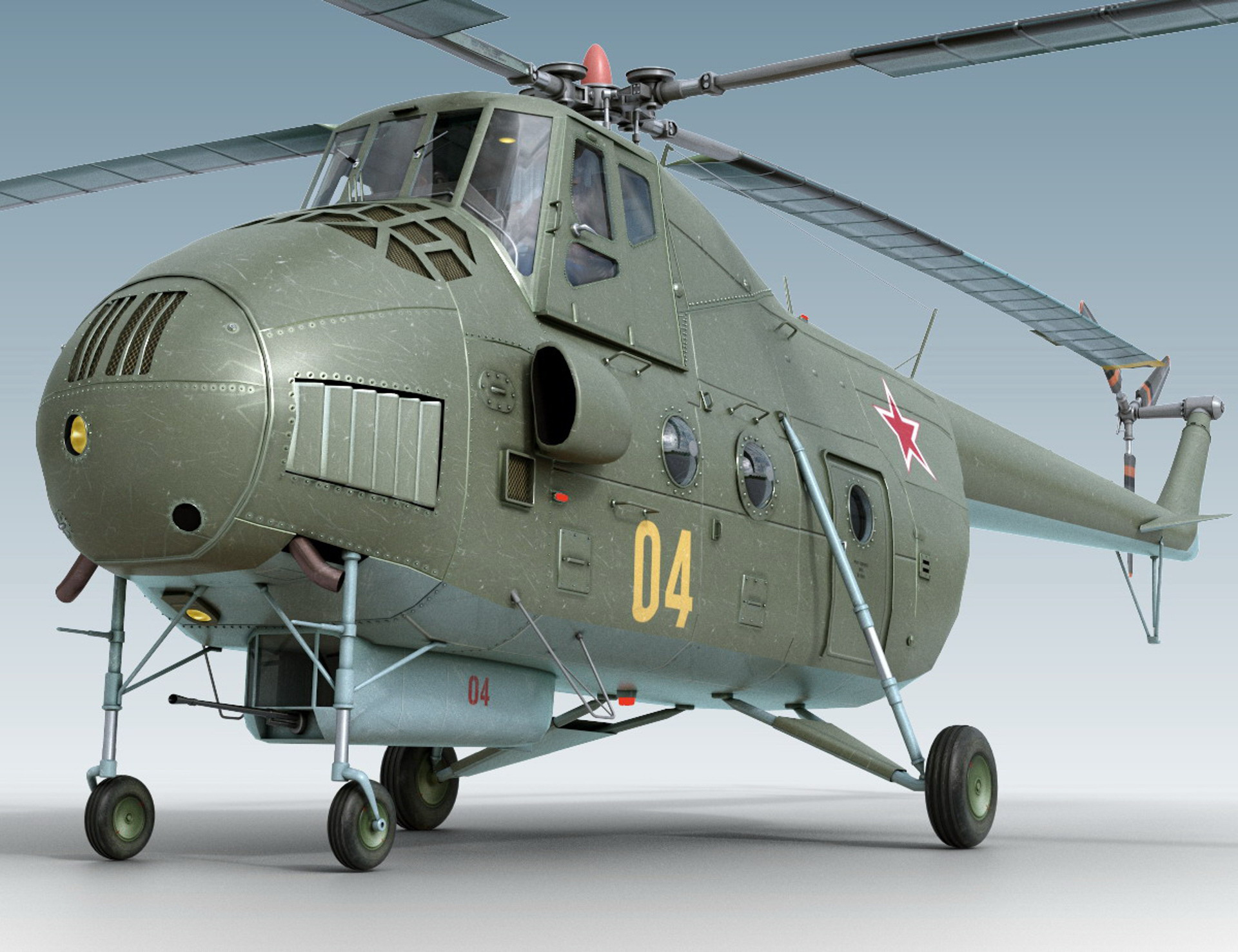 Mil Mi4 3D model TurboSquid 1741898