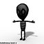 Rigged Alien Freddy