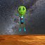Rigged Alien Freddy
