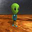 Rigged Alien Freddy