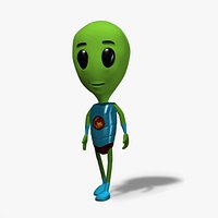 Rigged Alien Freddy