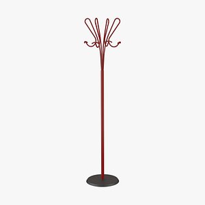 Fermob Coat Stand Accroche Coeurs 3D model