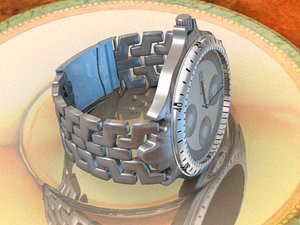 3d model watch plate