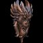 Dragon Head Relief No3 3D print model
