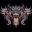Dragon Head Relief No3 3D print model