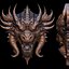 Dragon Head Relief No3 3D print model