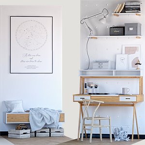 set balkony 3D model