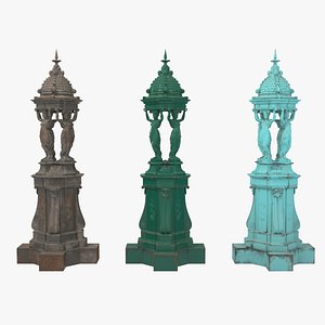 3D wallace fountain model