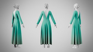 3D Dress 35 Mountain Meadow model