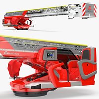 Magirus M32L AS Folded Turntable Ladder