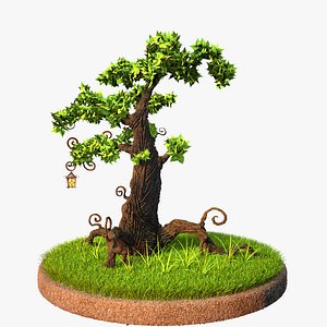 scene grass plants 3d max